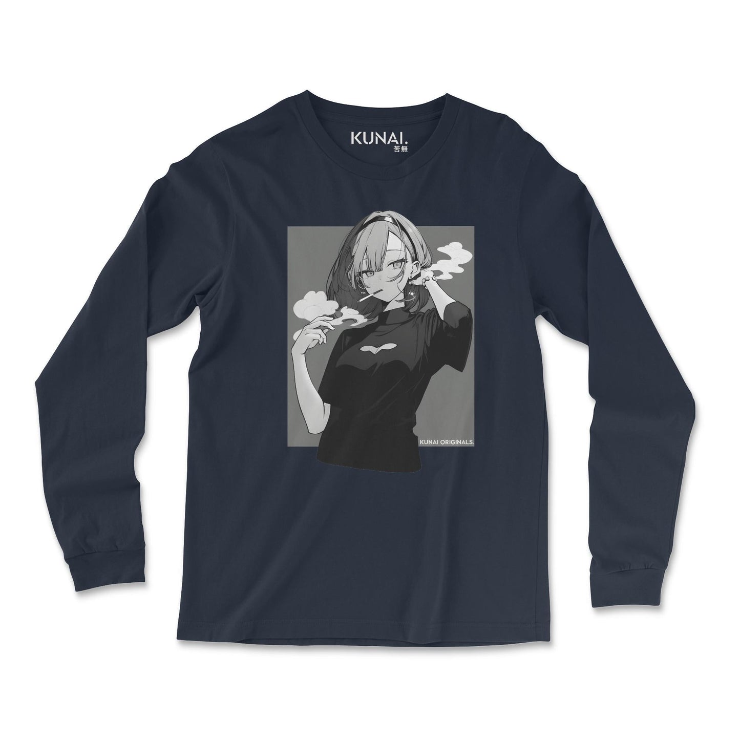 anime-manga-japanese-tshirt-clothing-apparel-kunaiwear-smoke-long-sleeve