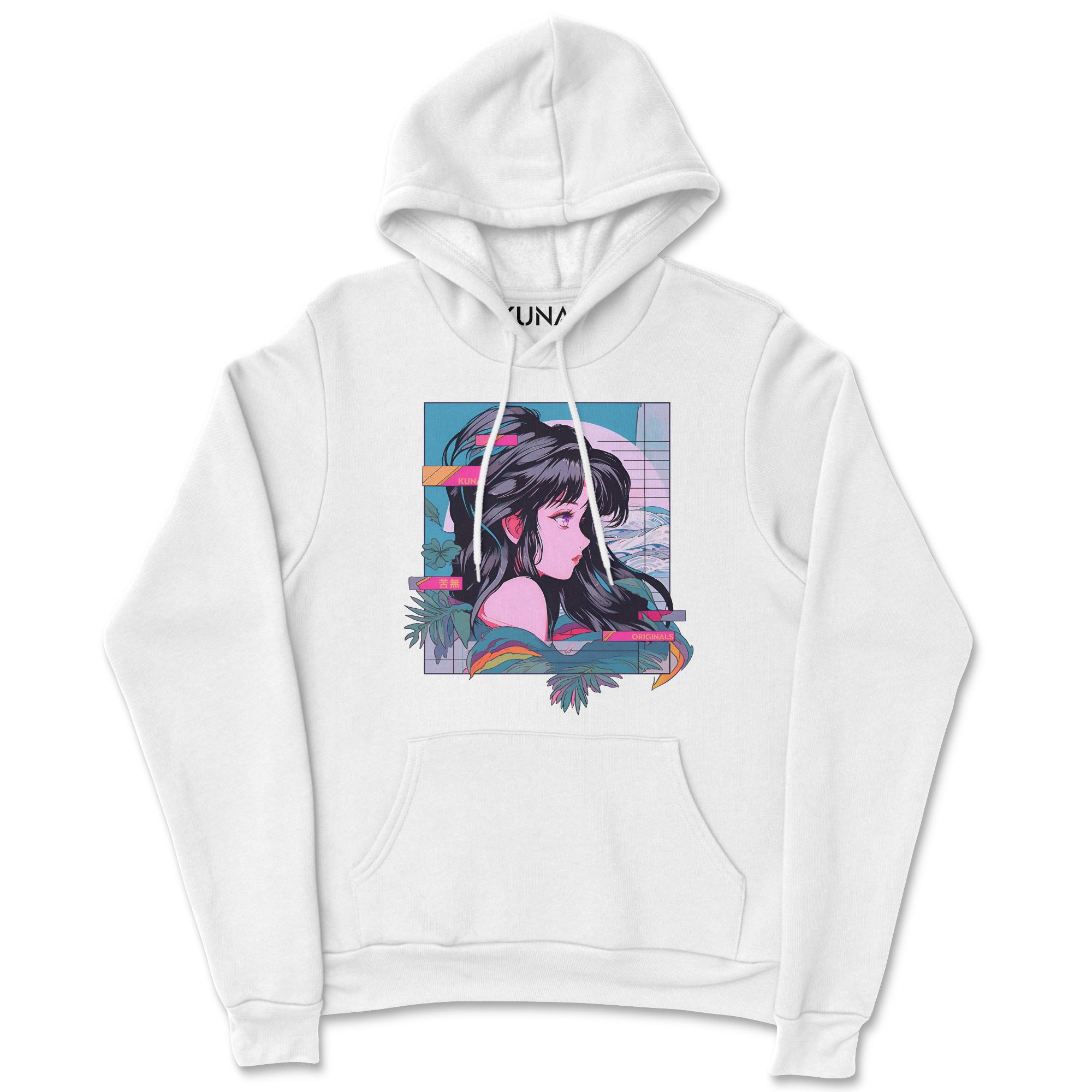 Vaporwave anime online hoodie