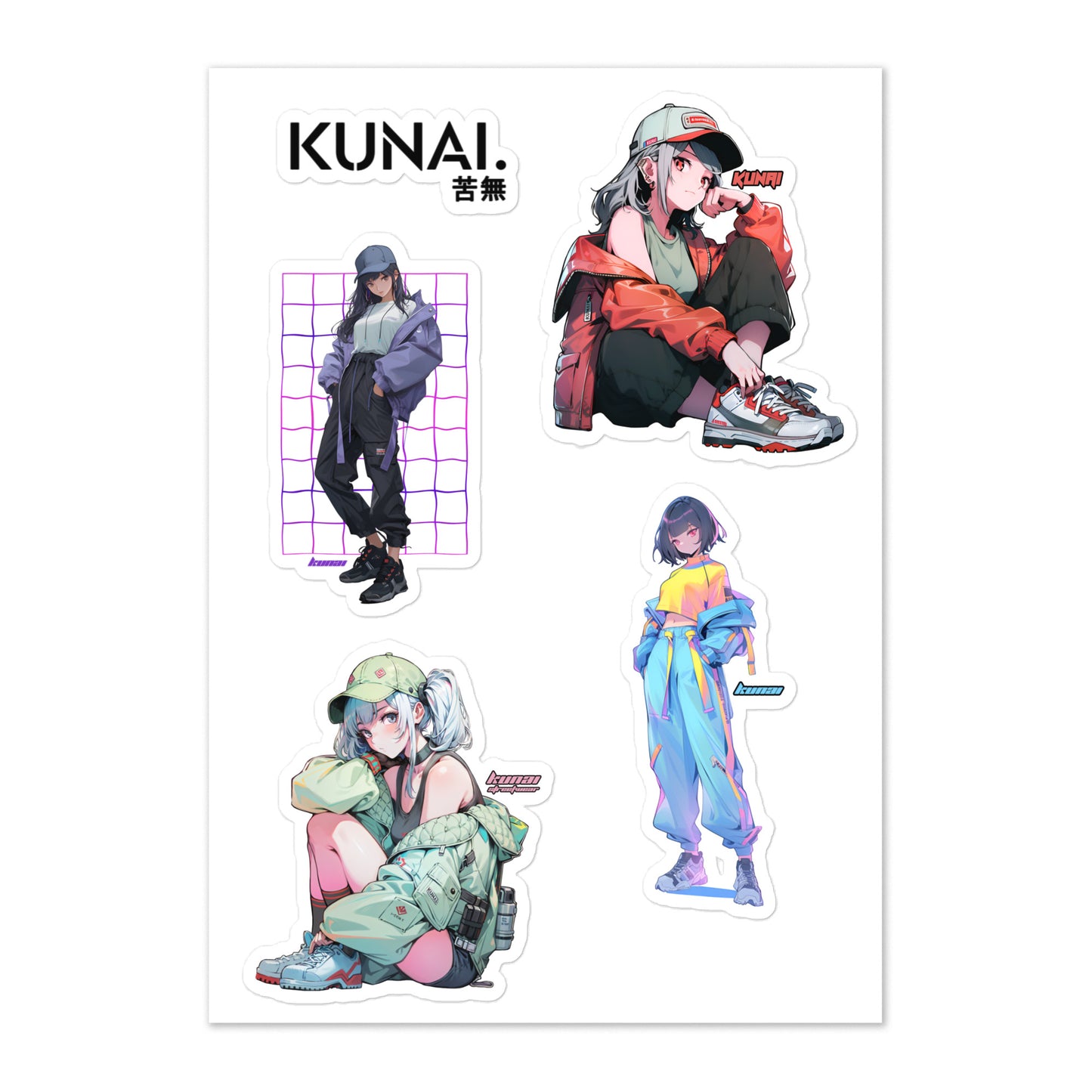 Streetwear • Vinyl Sticker Set