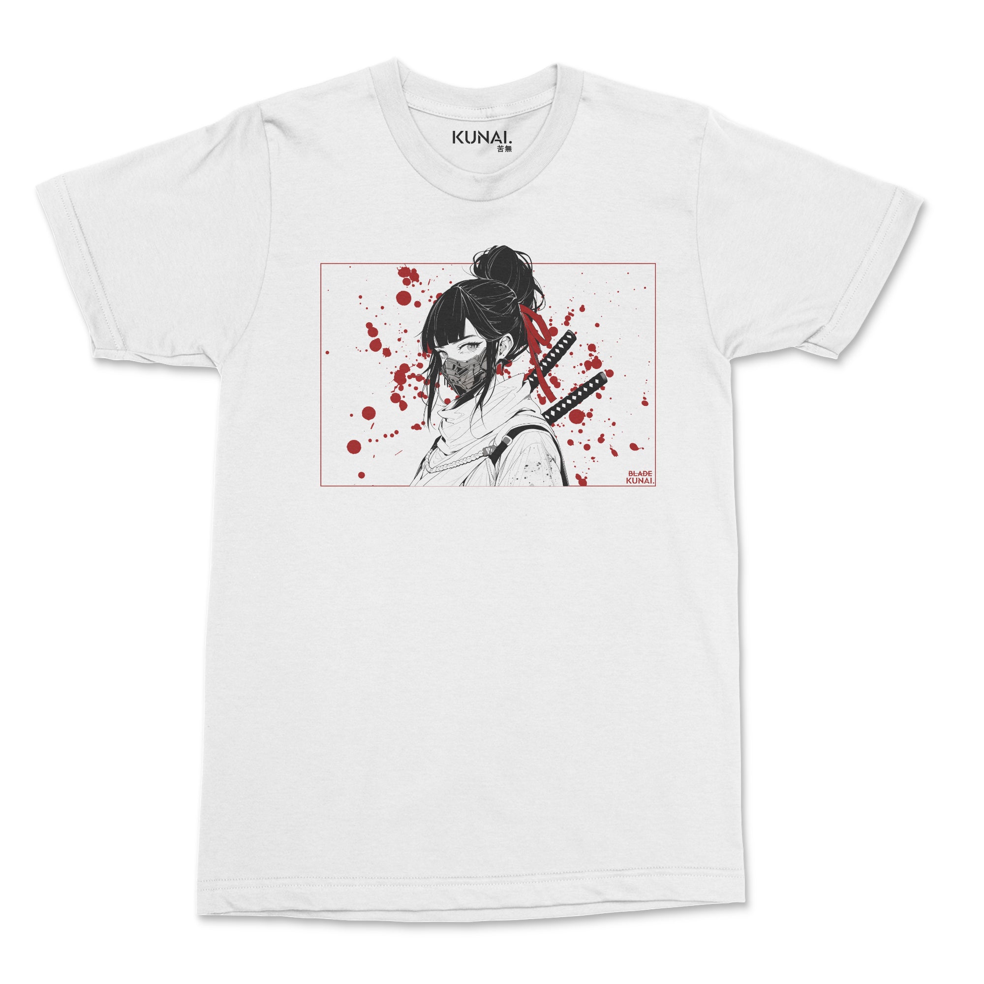 Anime Sword Girl T-Shirt | KunaiWear Japanese Manga Streetwear